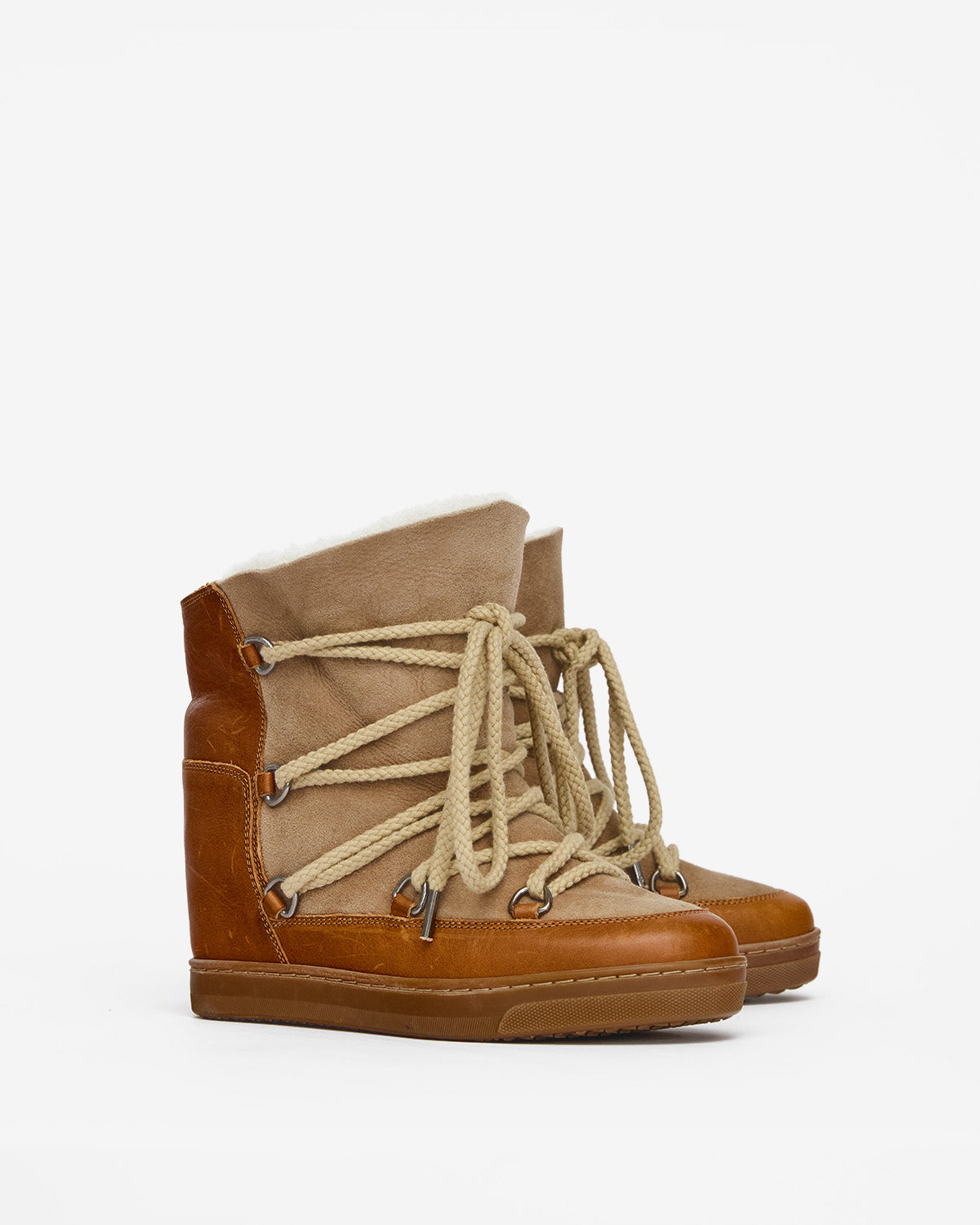 Nowles stivali da montagna Woman Camel 4