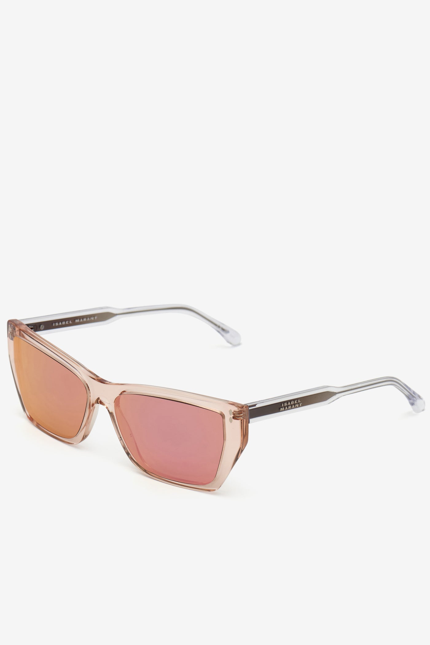 Lunettes de soleil rectangulaires tessa - Rose-marron - Woman - 3