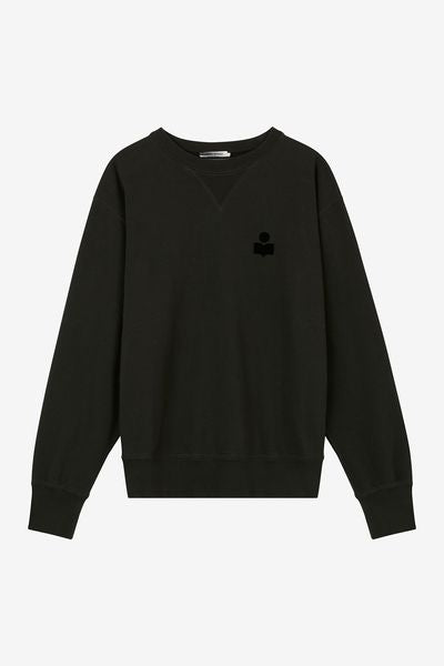 Felpa in cotone a maniche lunghe - Nero lavato - Man - 1