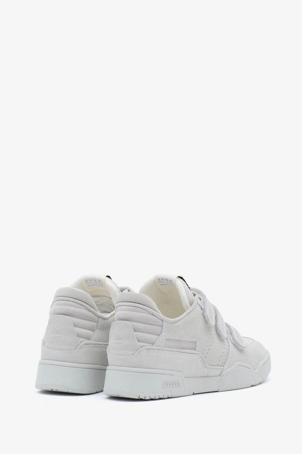 Oney low-top low-top velour leather sneakers - Chalk - Woman - 2