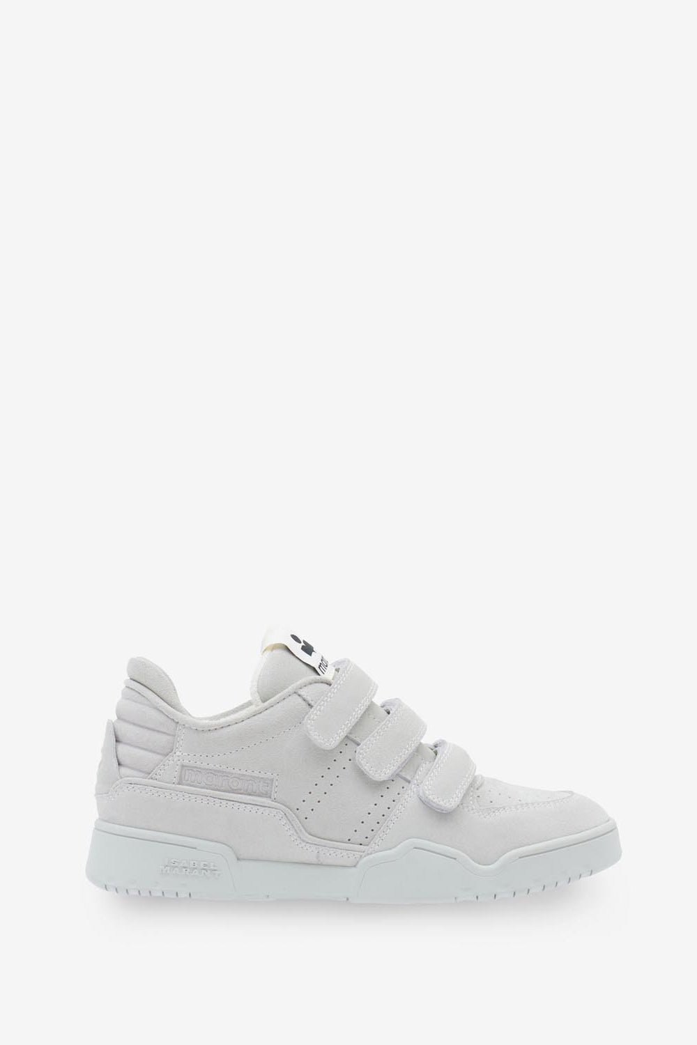 Oney low-top low-top velour leather sneakers - Chalk - Woman - 1