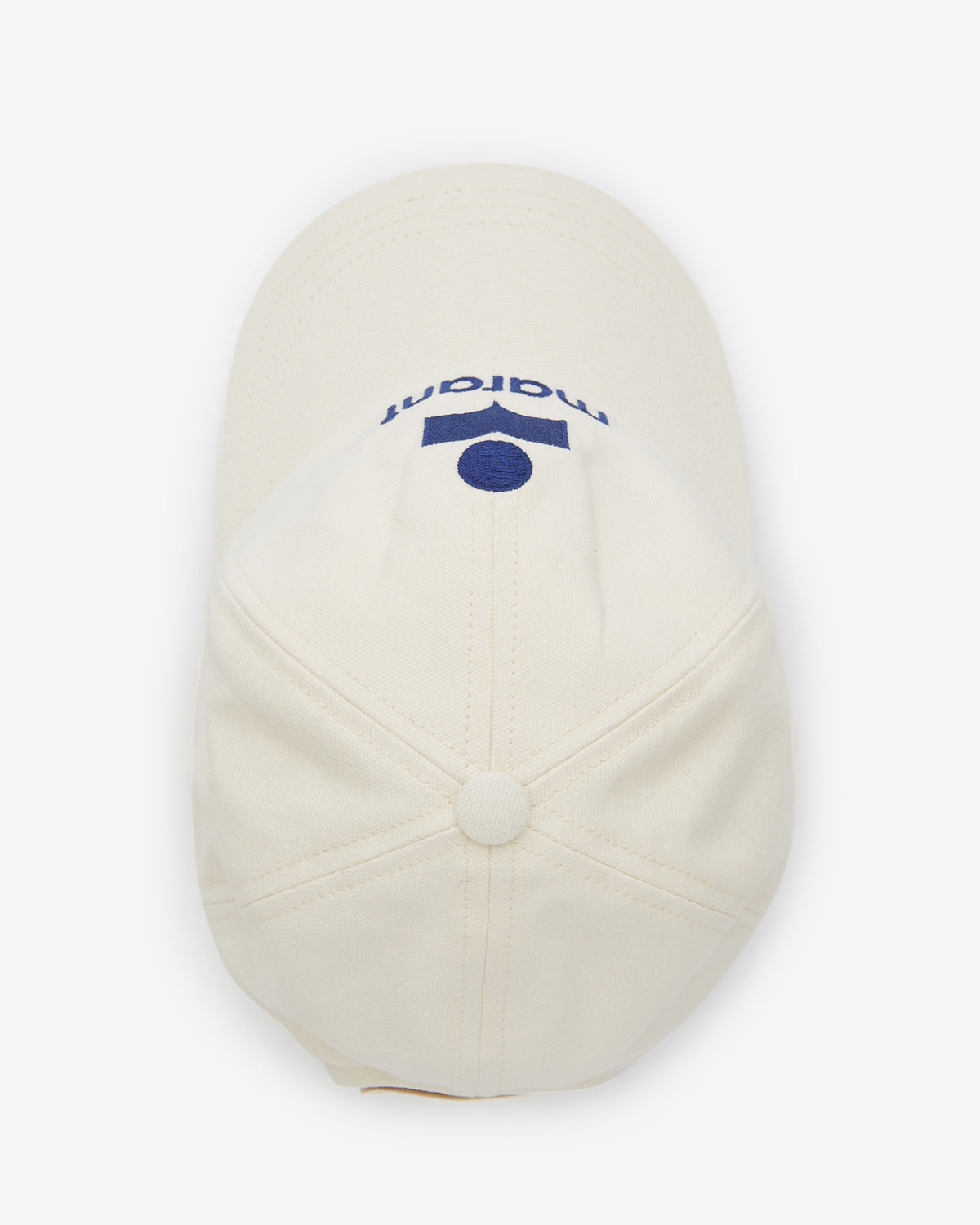 Tyron cap Man Ecru and blue 3