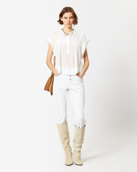 Haut leaza Woman Blanc 4