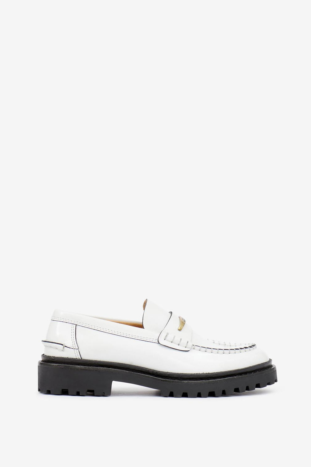 Frezza leather loafer - White - Woman - 1