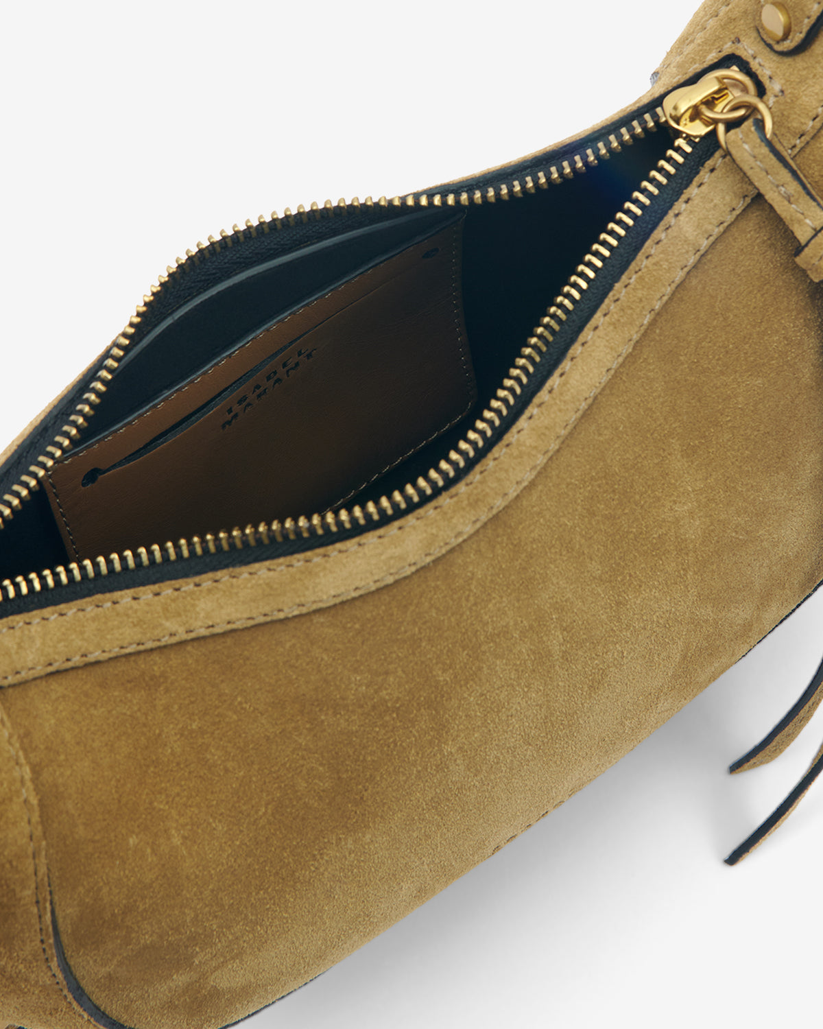 Oskan moon bag Woman Taupe-gold 5