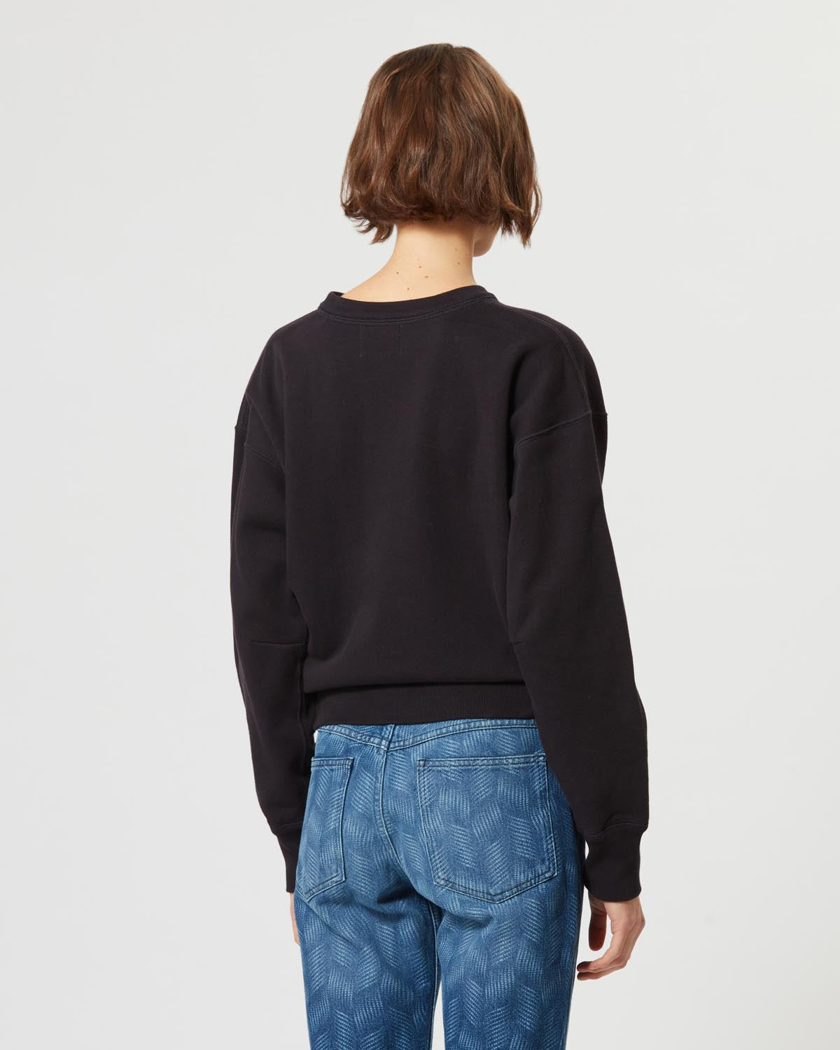 Sweatshirt mobyli Woman Noir délavé 3