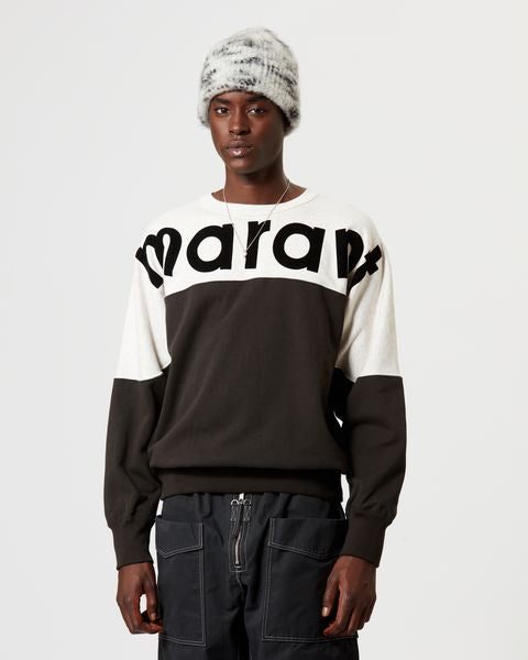 Sudadera marant howley Man Negro lavado 11