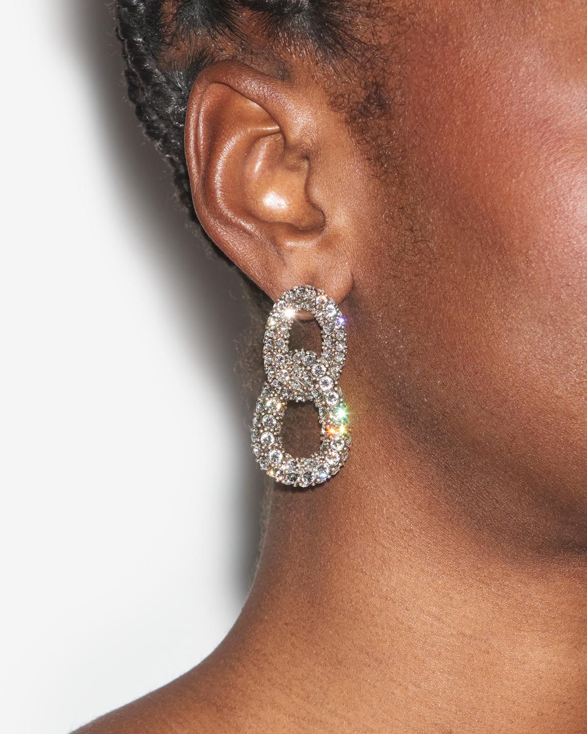 Ohrringe funky ring Woman Silber 2