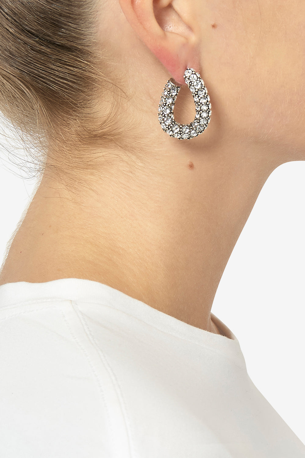 Funky ring earrings - Silver - Woman - 2