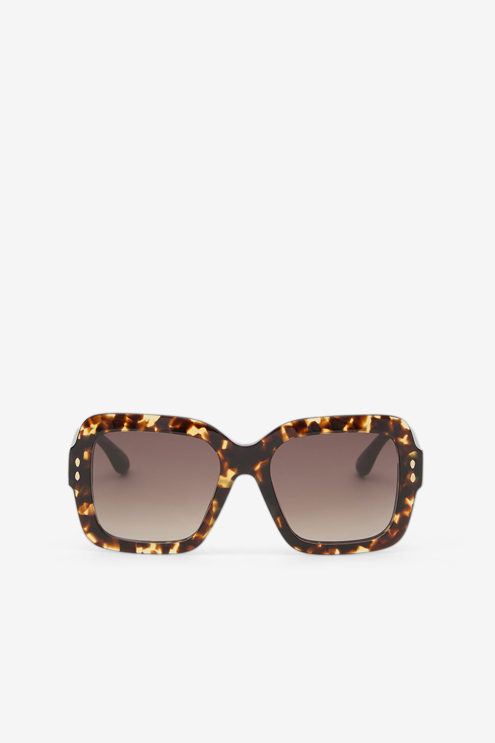 Lunettes de soleil carrées sundy - Havana-marron s - Woman - 1