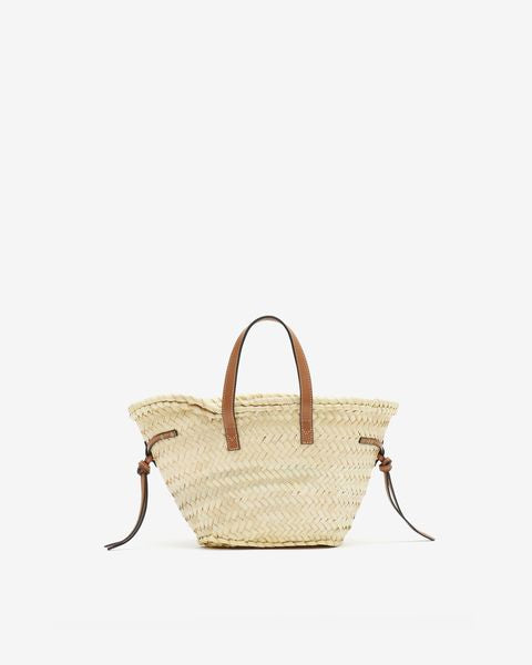 Panier cadix mini Woman Naturel et cognac 4