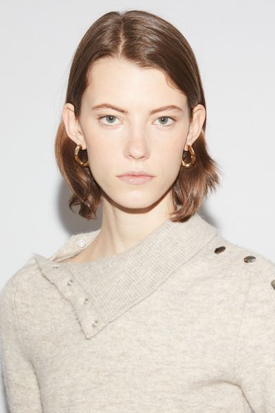 Links hoop earrings - Gold - Woman - 6