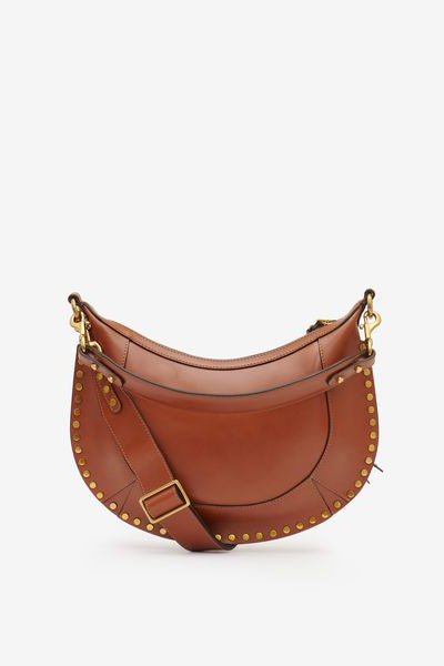Naoko studded leather bag - Cognac - Woman - 5