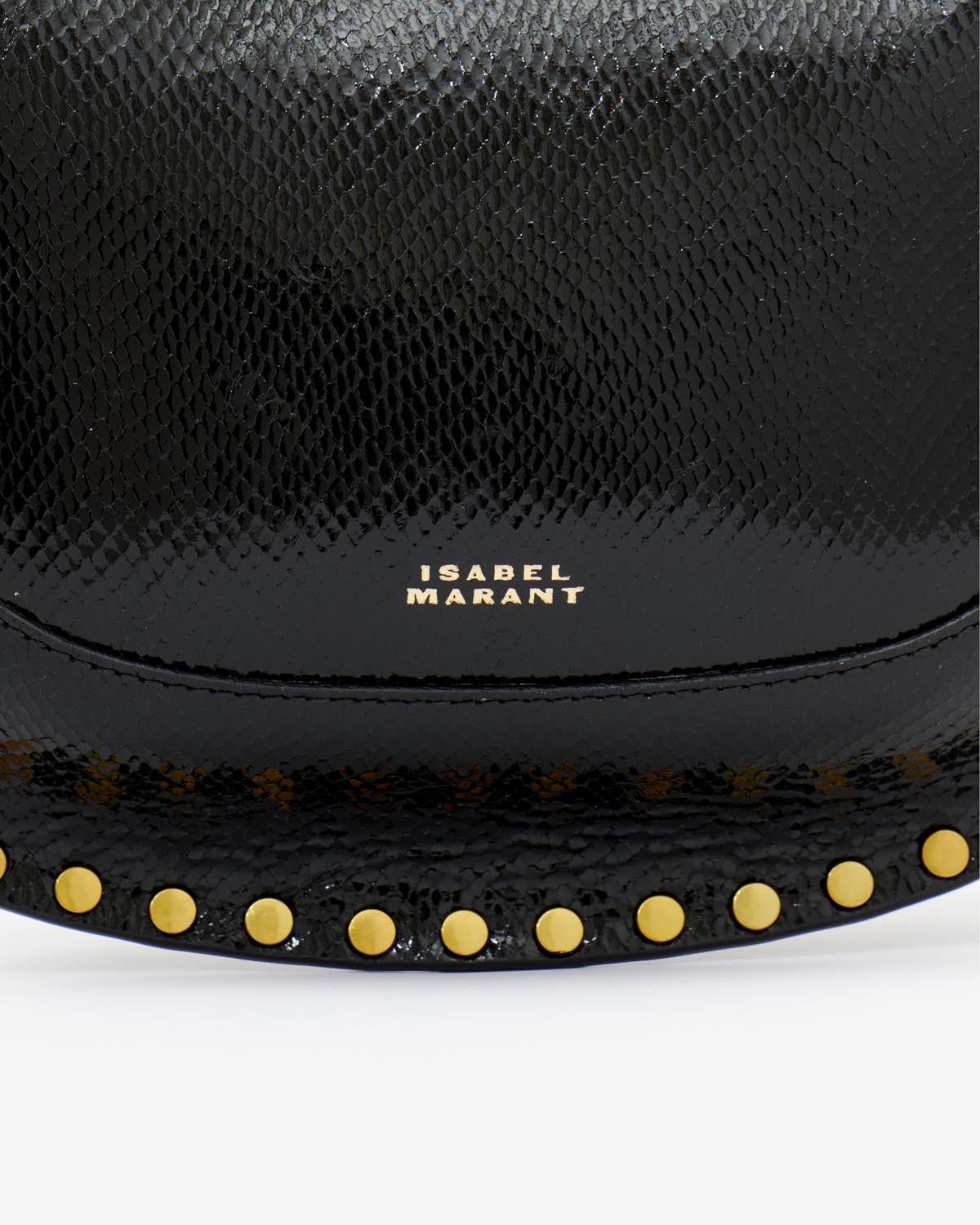 Sac oskan moon en cuir effet python Woman Noir 6