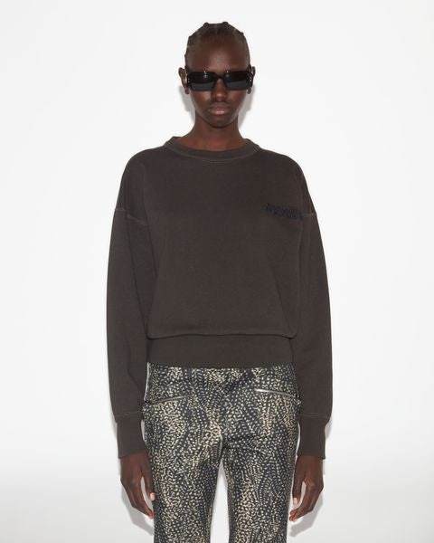 Shad felpa Woman Nero lavato 18