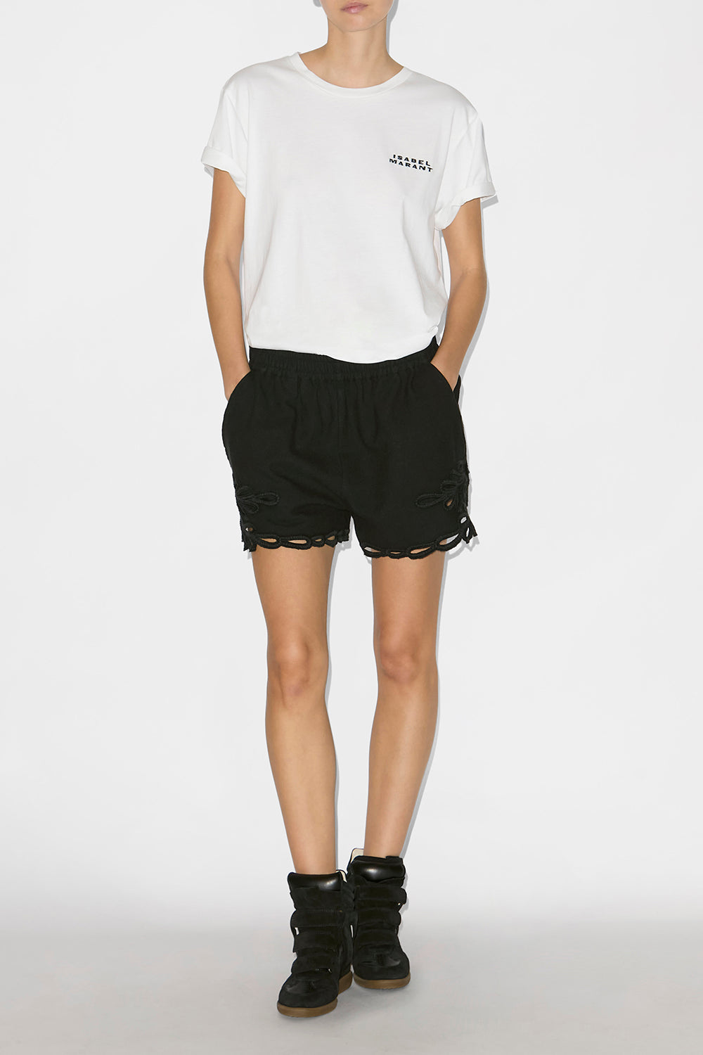 Sneakers bekett con zeppa in pelle - Nero - Woman - 5