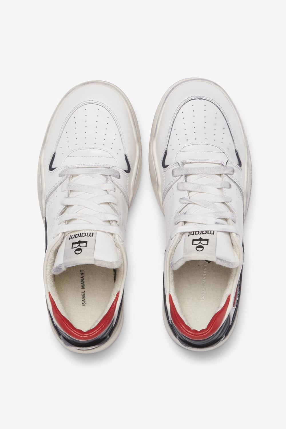 Emreeh leather low-top sneakers - Blue - Woman - 3