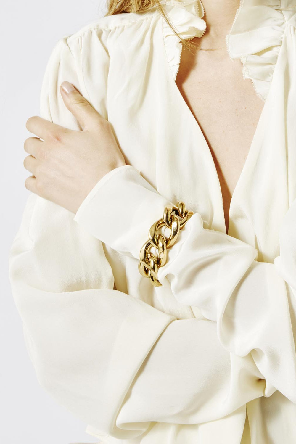 Chain bracelet links - Gold - Woman - 2