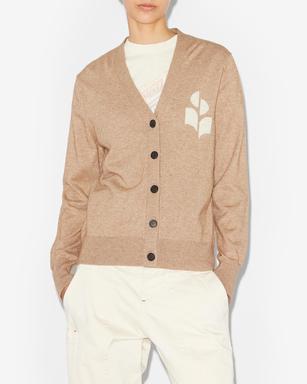 Karin 가디건 Woman Camel 4