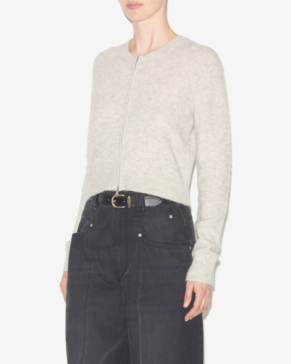 Cardigan oaka Woman Sable 5