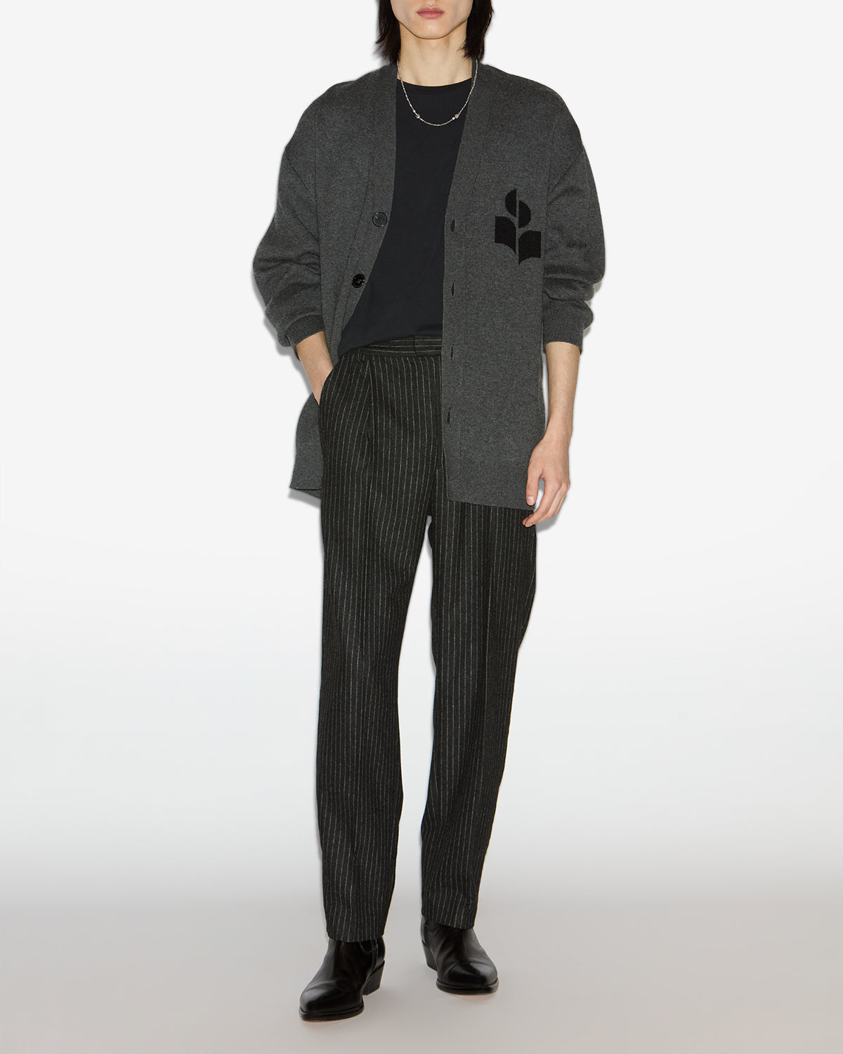 Curtis カーディガン Man Anthracite 4