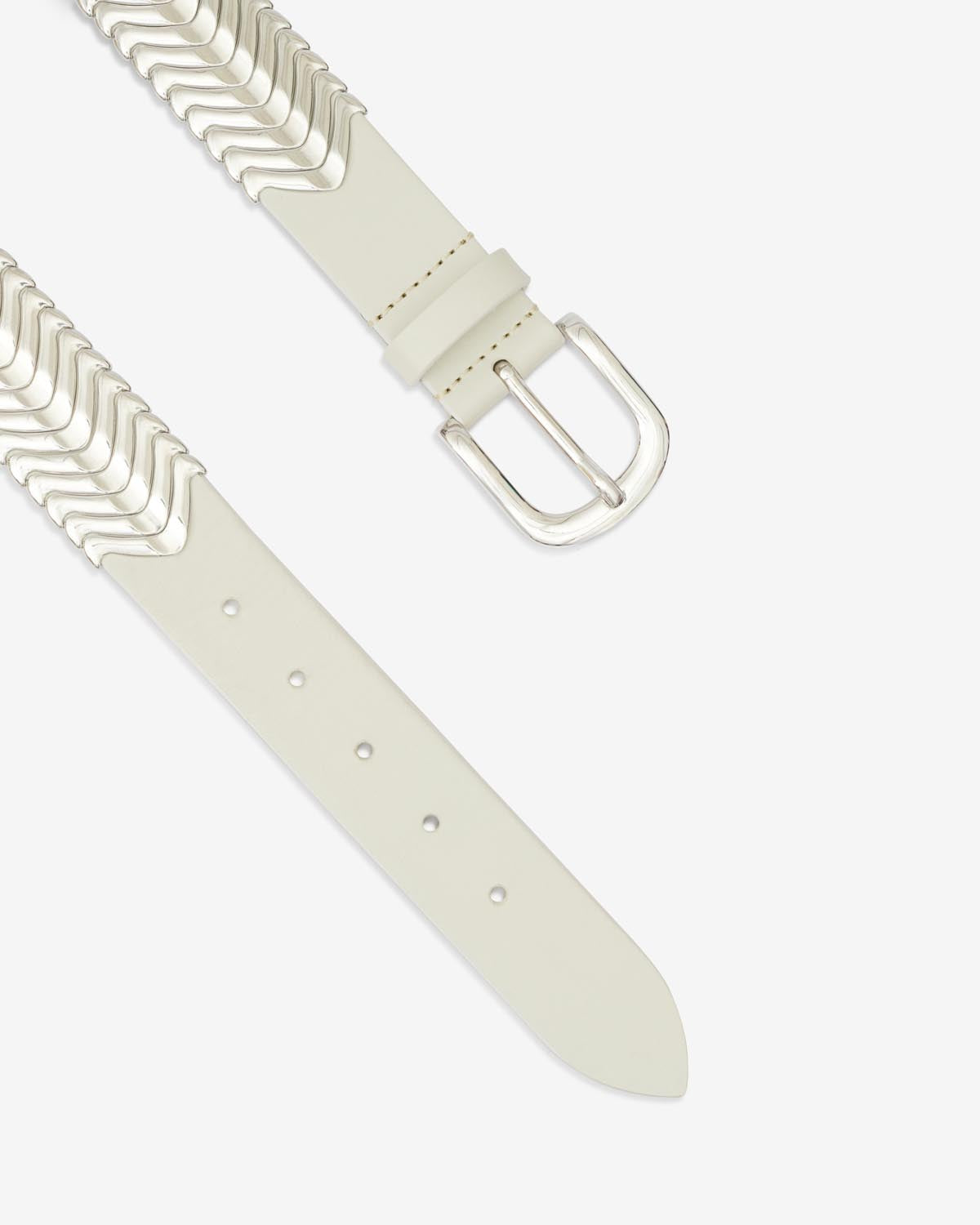 Tehora belt Woman Chalk-silver 3