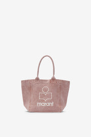 Borsa small yenky in cotone délavé con logo - Light rust - Woman