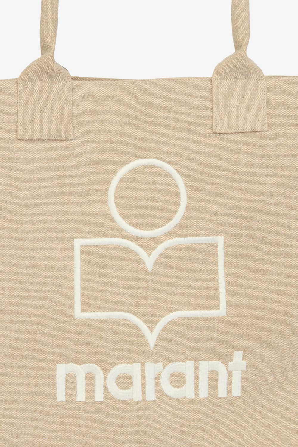 Small yenky faded cotton bag with logo - Beige - Woman - 3