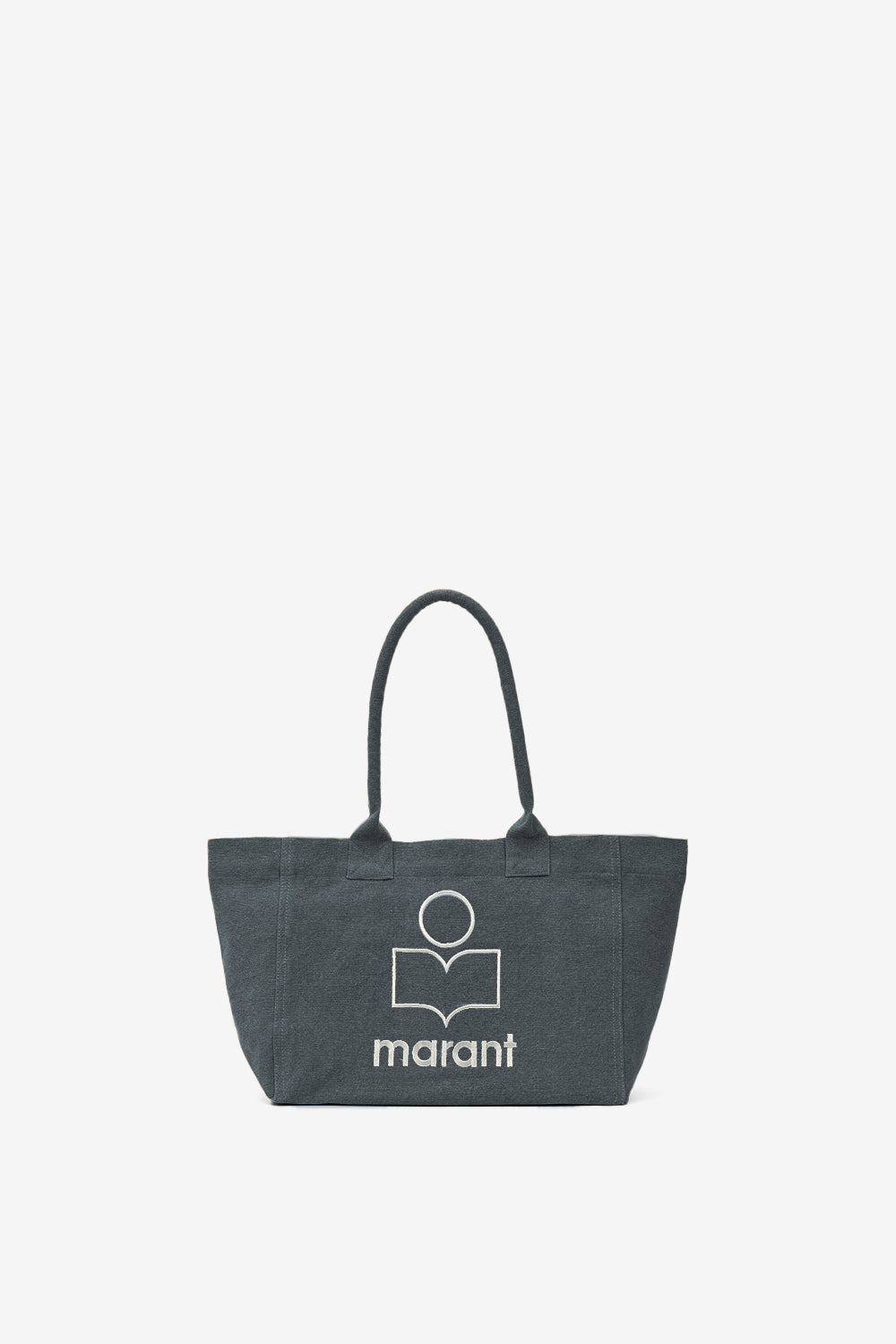 Yenky zipped faded cotton bag with logo - Black - Woman - 1