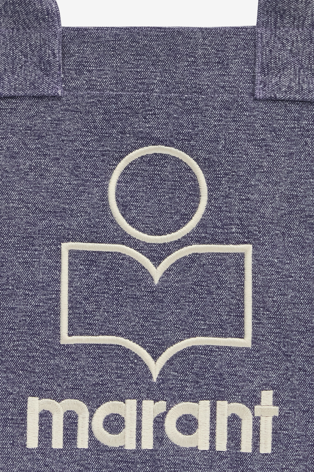 Yenky zipped cotton canvas tote bag - Faded purple - Woman - 6