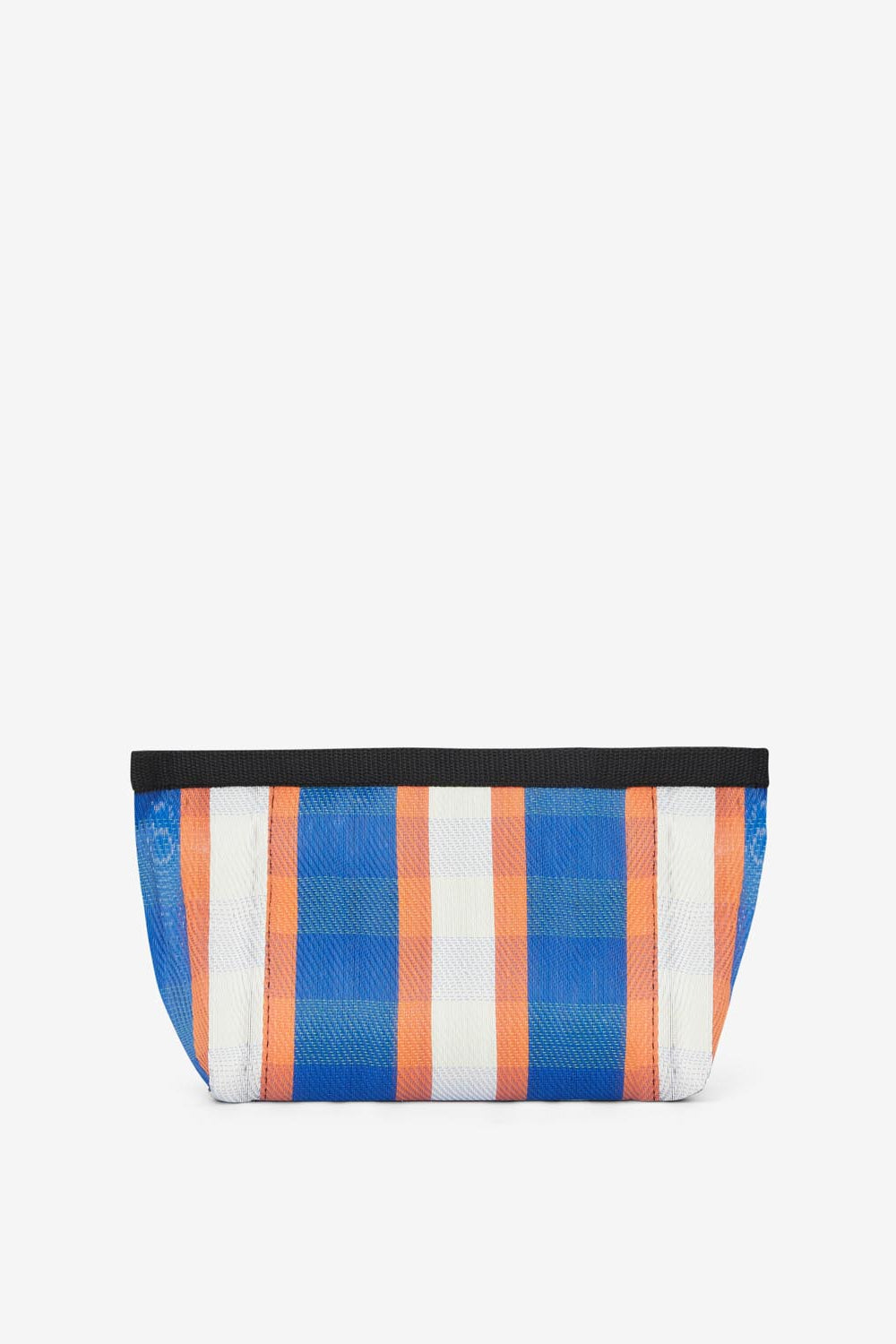 Powden striped clutch bag - White-blue-orange - Woman - 2