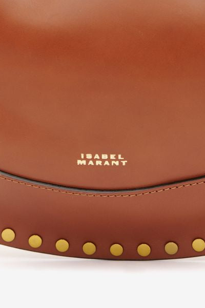 Naoko studded leather bag - Cognac - Woman - 6