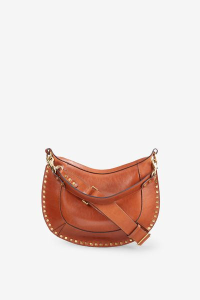 Naoko studded leather bag - Cognac - Woman - 12