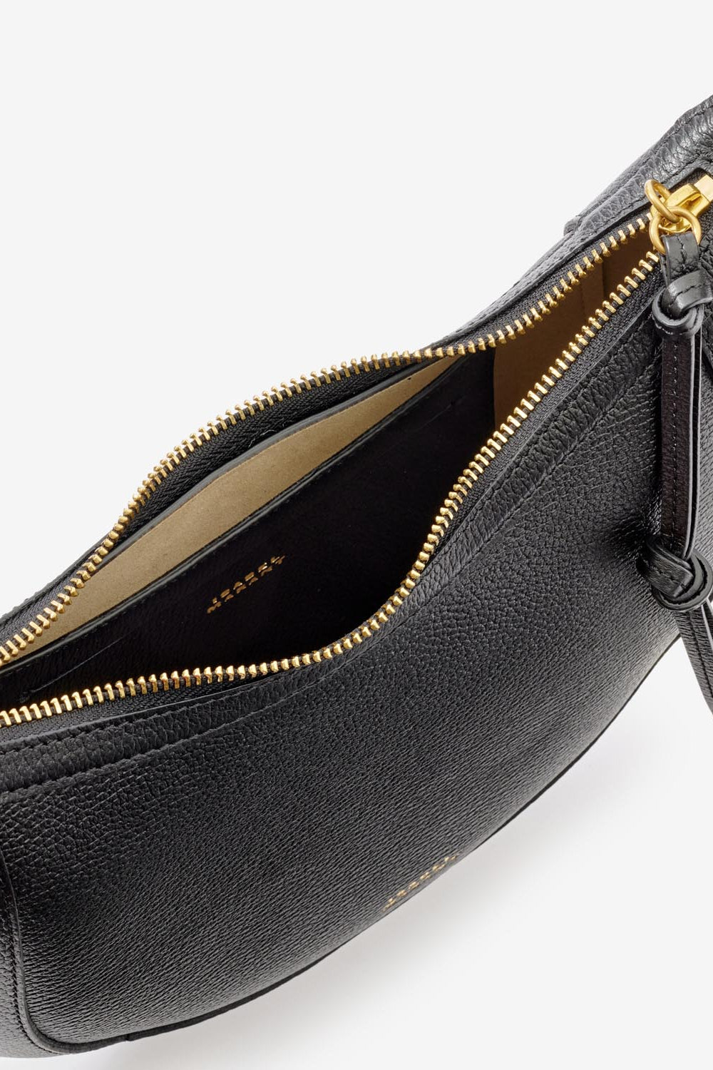 Grained leather bag with studs naoko - Black - Woman - 4