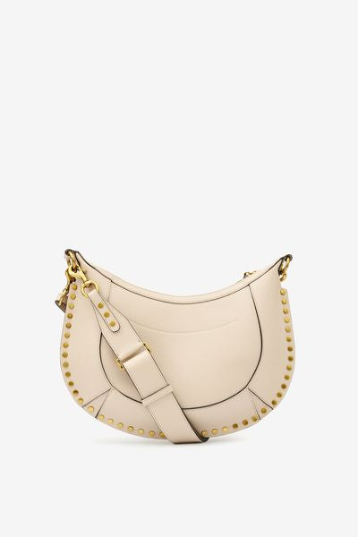 Naoko studded leather bag - Light beige - Woman - 3