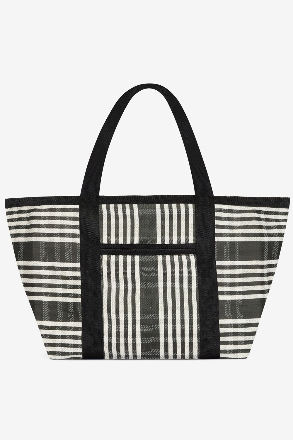 Darwen nylon shoulder tote bag - Black-white - Woman - 2