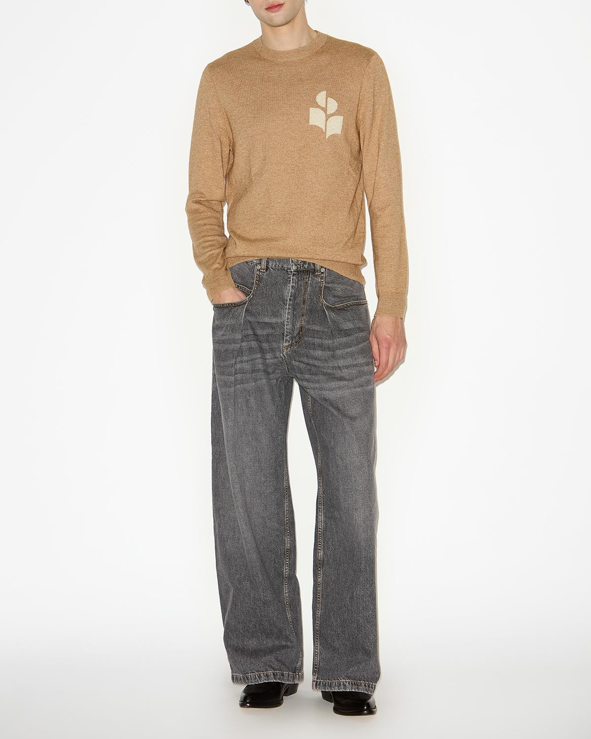 Pullover evans Man Camel 4
