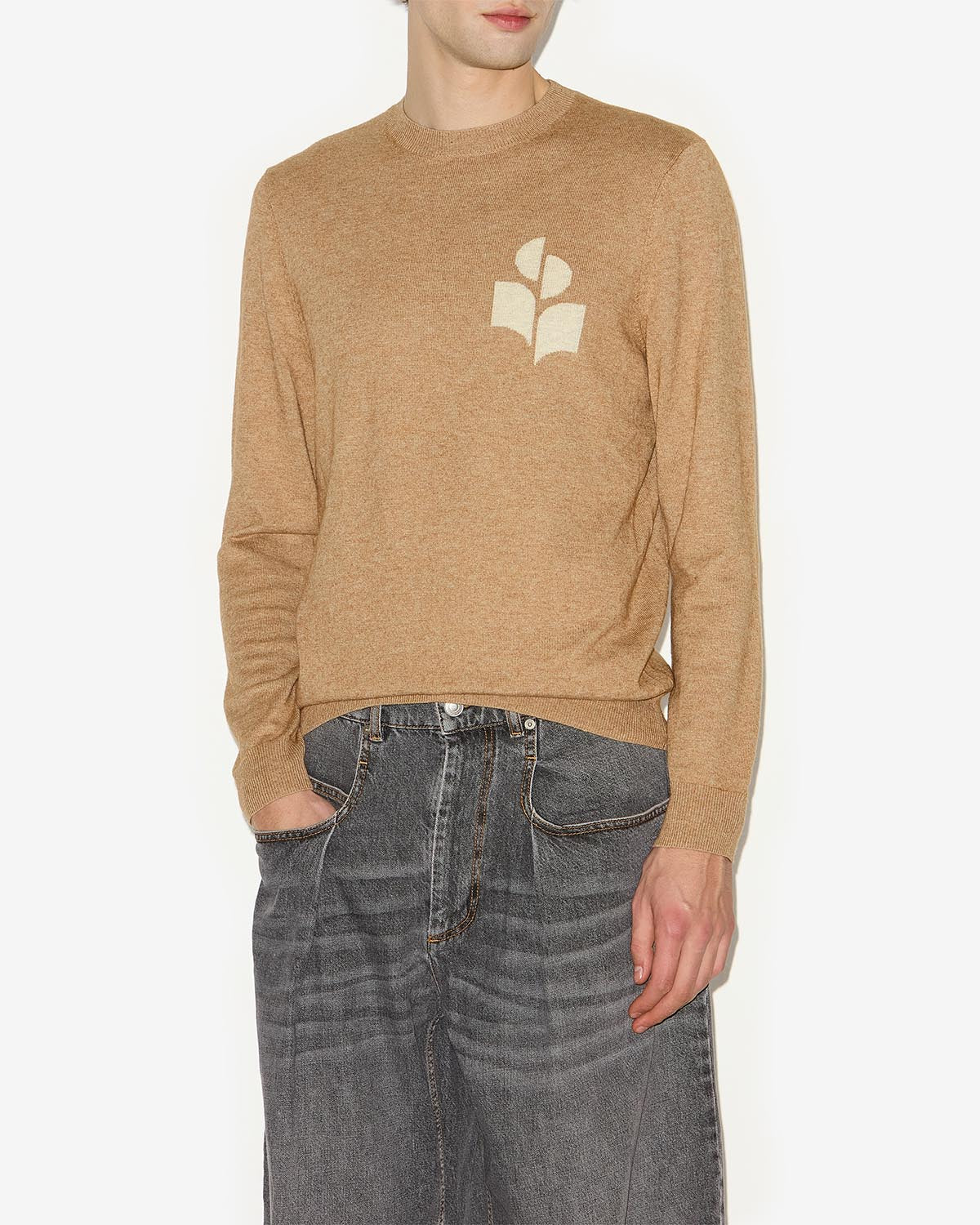 Pullover evans Man Camel 5