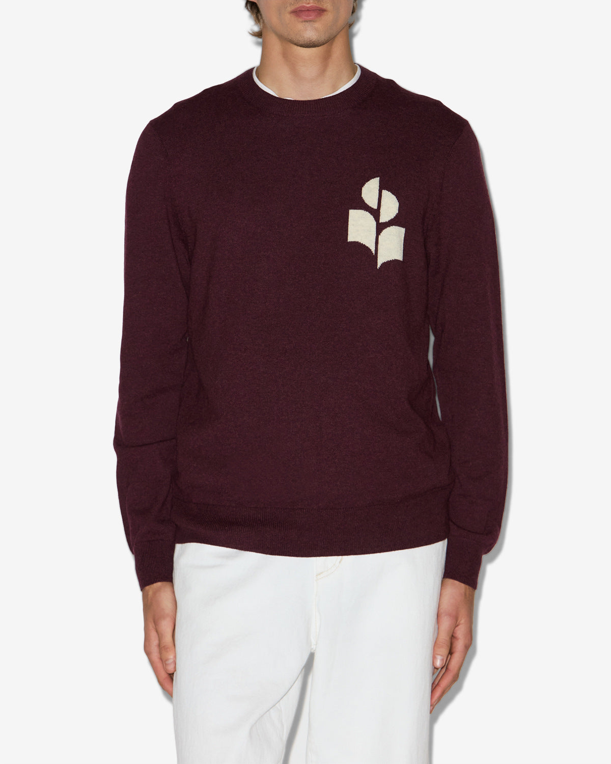 Maglione evans Man Bordeaux 4