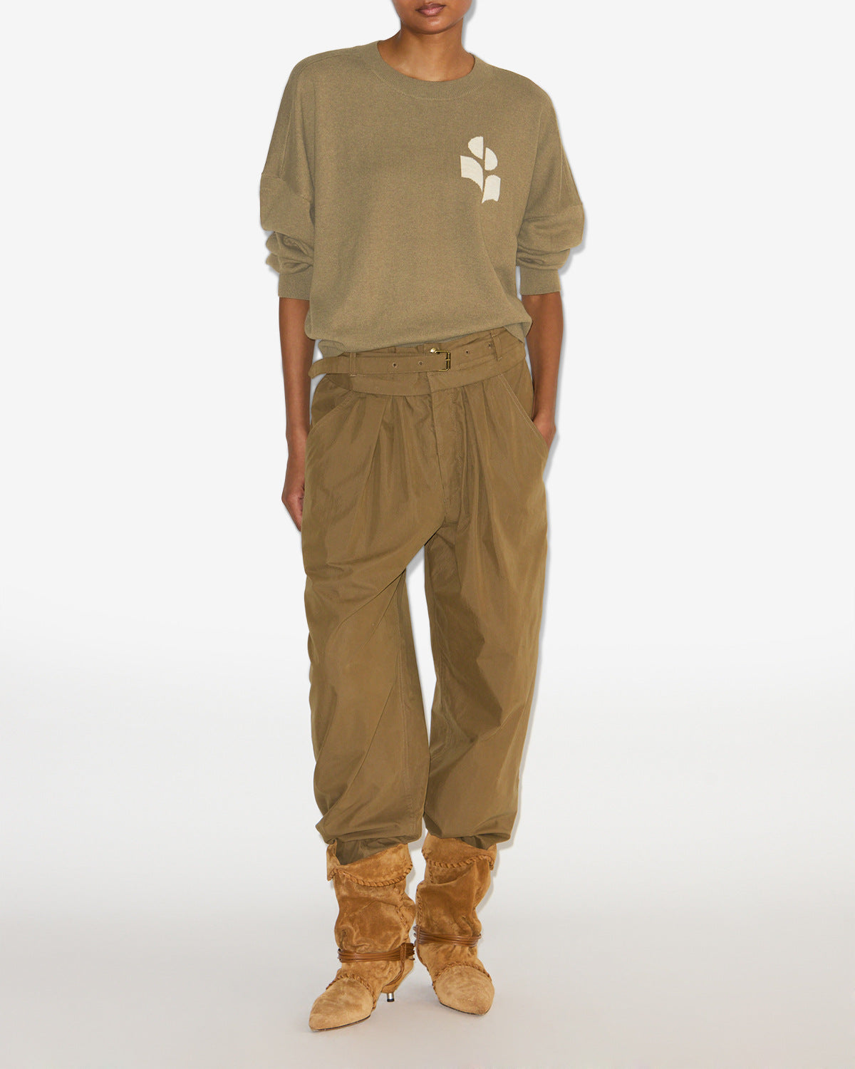 Jersey marisans Woman Caqui 4