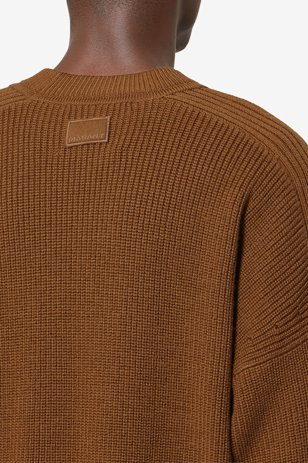 Pull barry en laine mérinos - Cognac - Man - 3