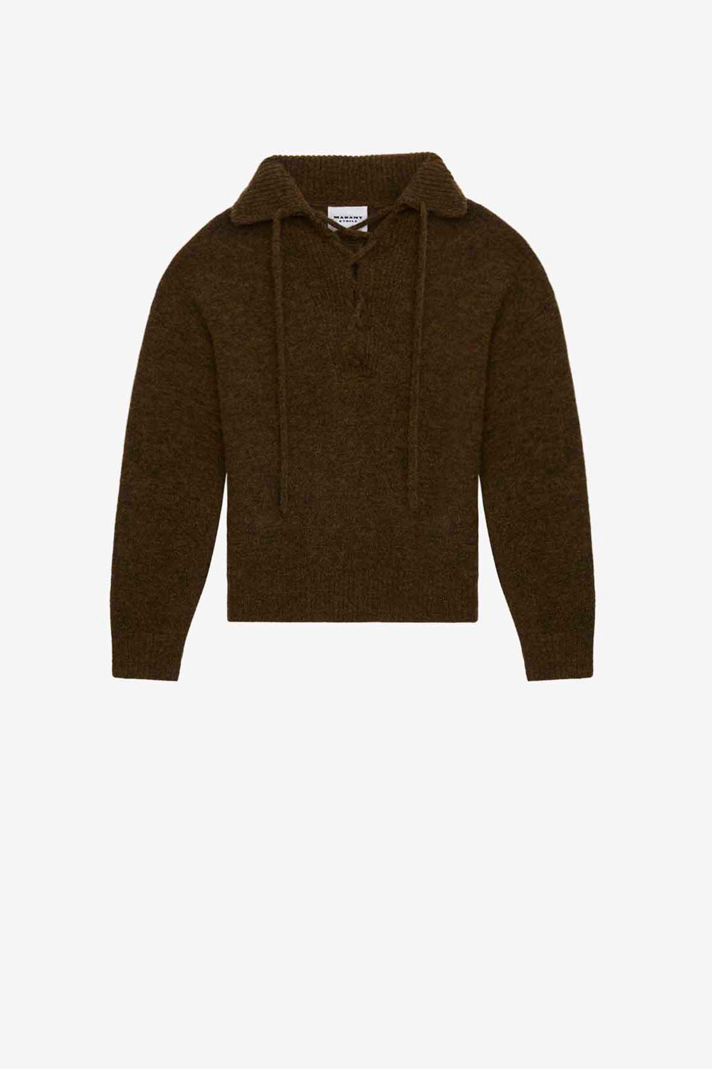 Phylia レースアップ付き セーター - ブロンズ - Woman - 1