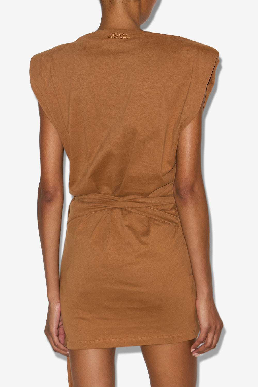 Robe courte marielle en jersey  - Caramel - Woman - 4