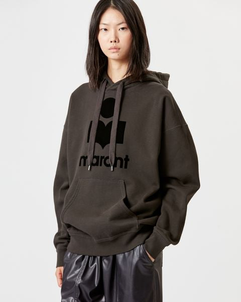 Sudadera con capucha oversize mansel Woman Negro lavado 5