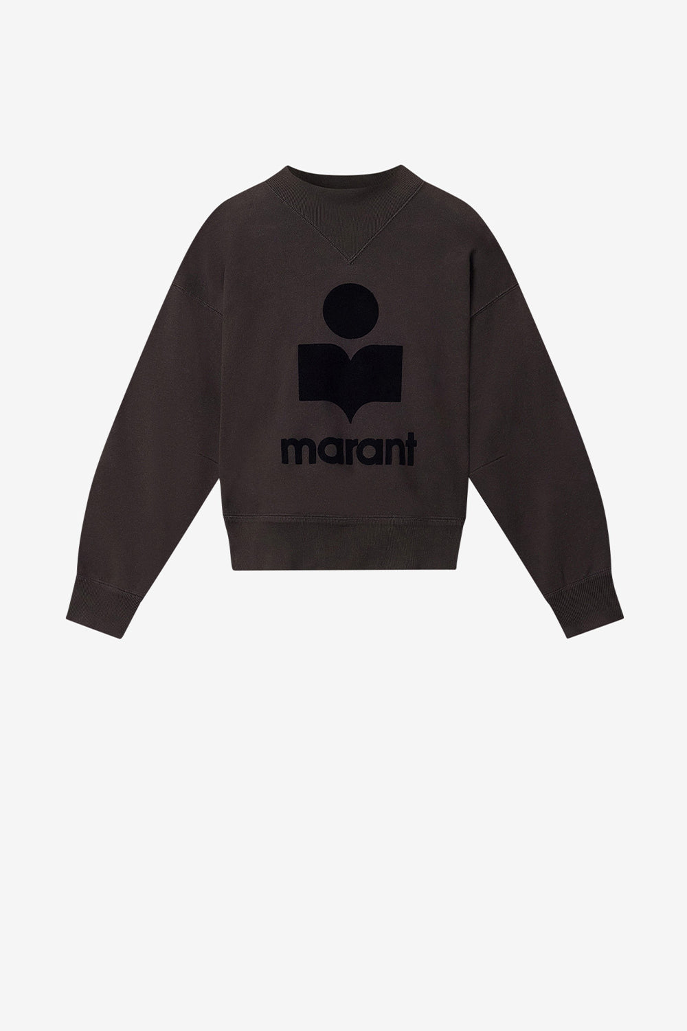 Mody cotton sweatshirt with logo - Black - Woman - 1