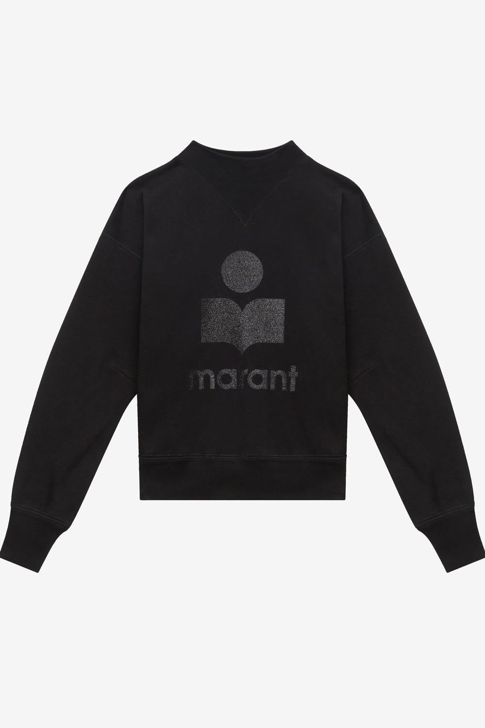 Sweatshirt à logo col montant moby - Noir - Woman - 1