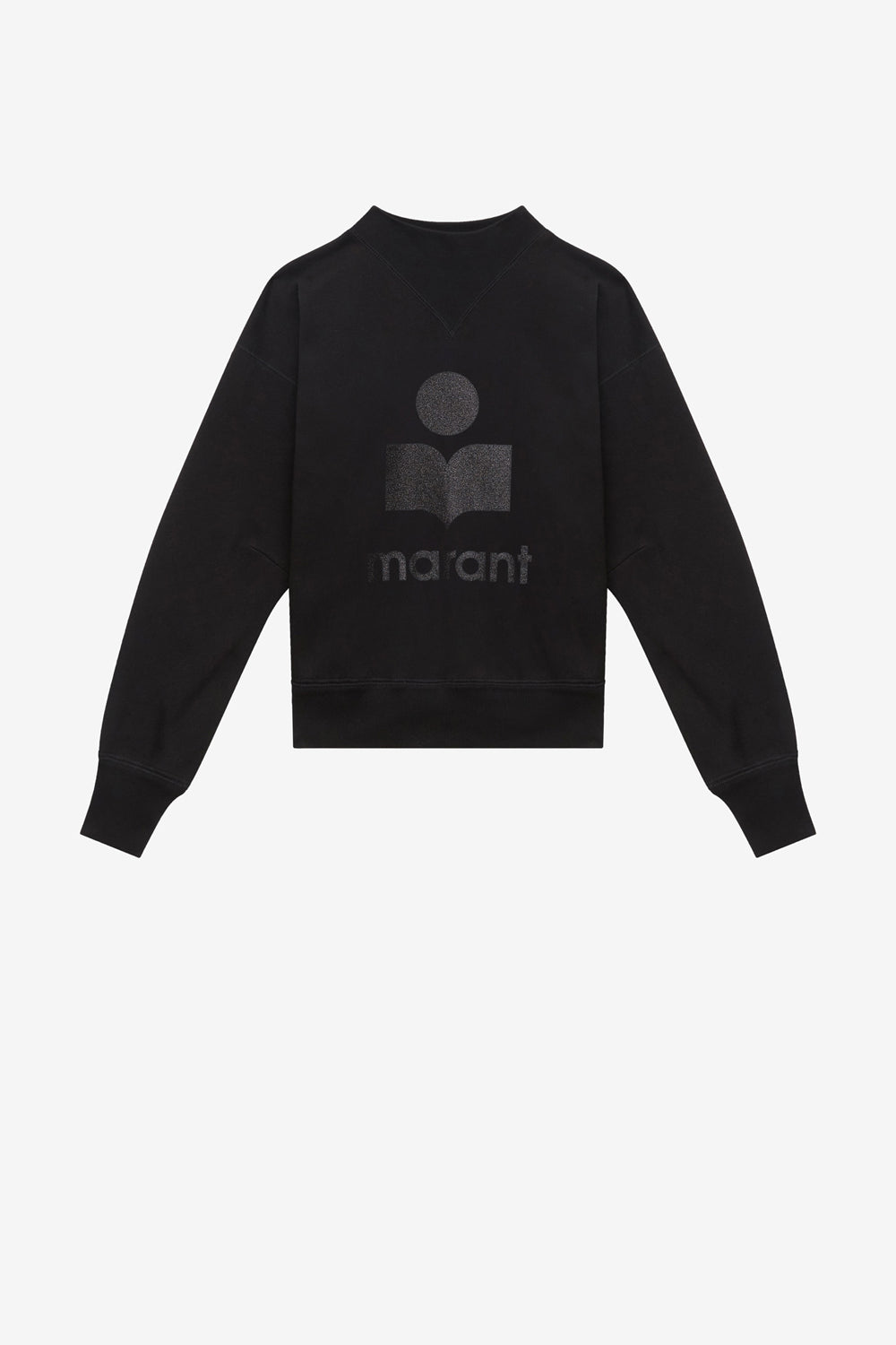 Moby ロゴ入り ハイネック スウェットシャツ - 黒 - Woman - 1