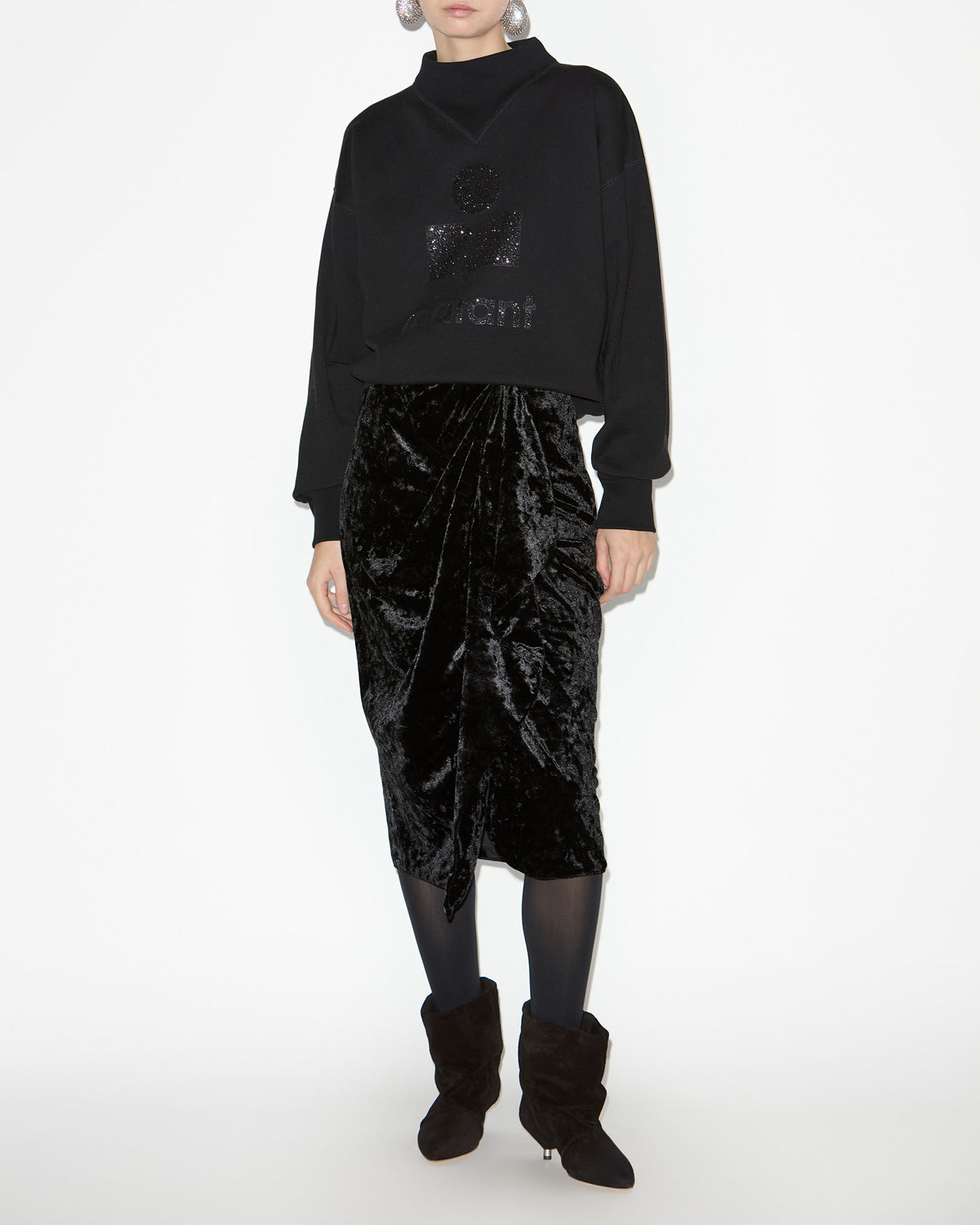 Moby sweatshirt Woman Black 4