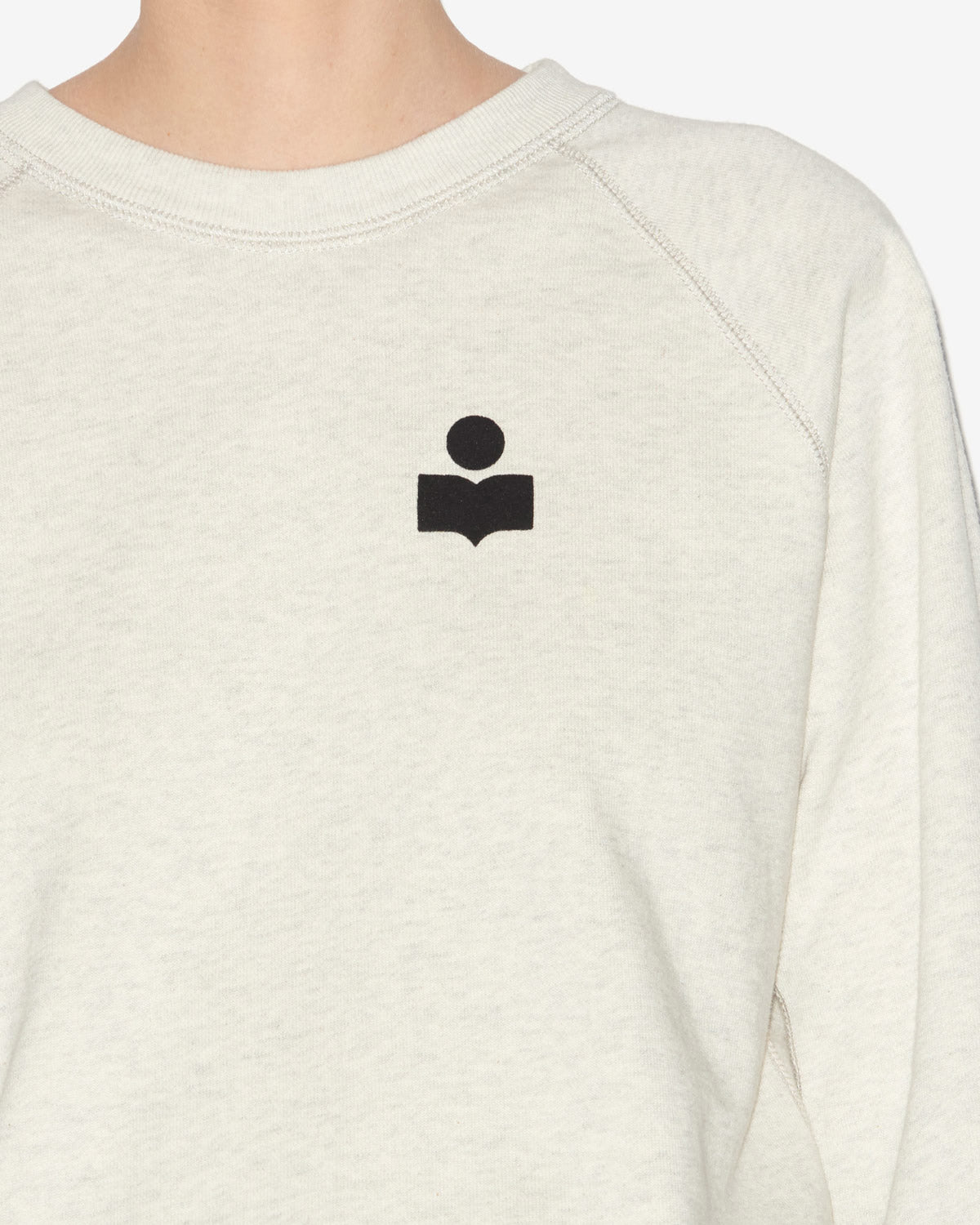 Sudadera con logotipo milla Woman Crudo 5