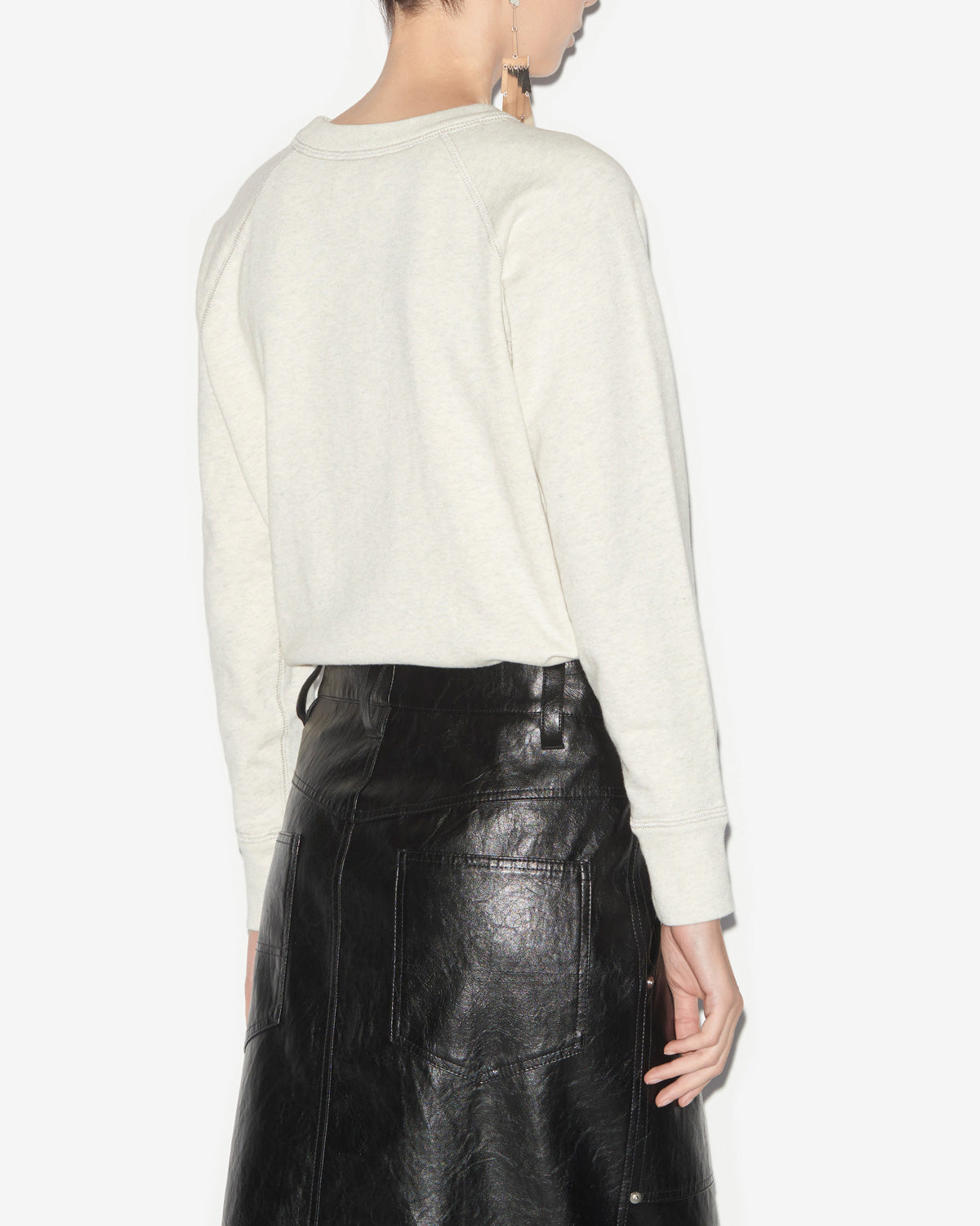 Sudadera con logotipo milla Woman Crudo 2